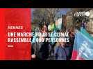 VIDÉO. À Rennes, la marche pour le climat rassemble 1 000 personnes