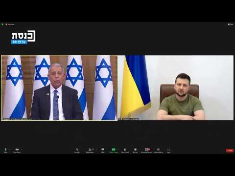 Ukraine's Zelensky addresses Israeli parliament