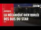 Rennes. Tous les matins, l'étonnant ballet des bus du Star