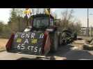 French farmers and truckers block refinery near Lyon