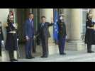 France's Macron meets with Spanish PM Pedro Sanchez