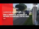 VIDEO. Dans le Morbihan, un cortège de motards accompagne l'un des siens de Carentoir à Plescop