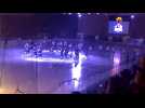 Hockey sur glace : Entrée des joueurs sur la patinoire de Dunkerque