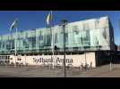 VIDEO. A Odense, quelques mètres séparent handball et football