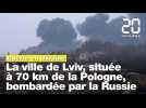 Guerre en Ukraine: la ville de Lviv, située à 70 km de la Pologne, bombardée par la Russie