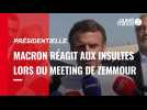 VIDÉO. Présidentielle : Emmanuel Macron réagit aux slogans entendus lors du meeting d'Éric Zemmour
