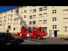 Incendie rue Labauche à Sedan