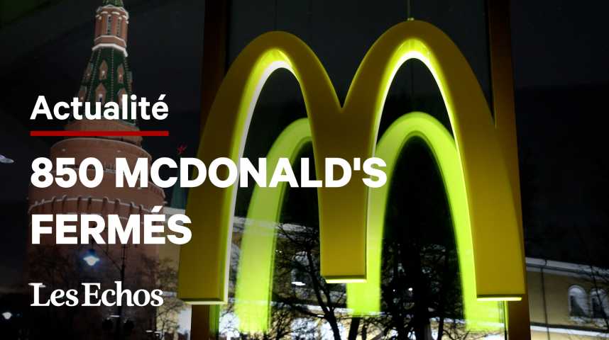 Illustration pour la vidéo McDonald's, Coca-Cola, Starbucks... Ces multinationales qui quittent la Russie