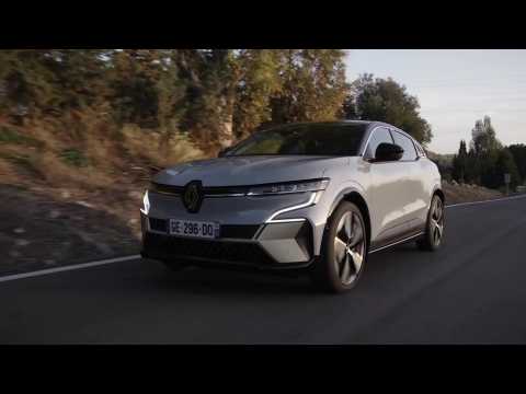 All-new Renault Megane E-TECH Electric in Blue Driving Video