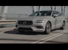 2023 Volvo V60 Recharge T8 in Silver Dawn Driving Video