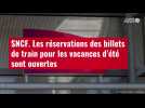 VIDÉO. SNCF : les réservations des billets de train pour les vacances d'été sont ouvertes