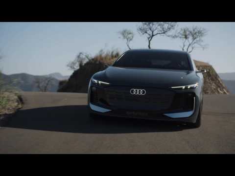 The new Audi A6 Avant e-tron concept Driving Video
