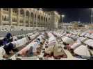 Worshippers pray in Mecca's Grande Mosque as Saudi Arabia drops social distancing