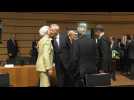 Top of the meeting of Eurozone finance ministers in Luxembourg