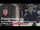 Présidentielle: Macron devant 30.000 personnes, Zemmour renvoyé d'un futsal... Le week-end des candidats