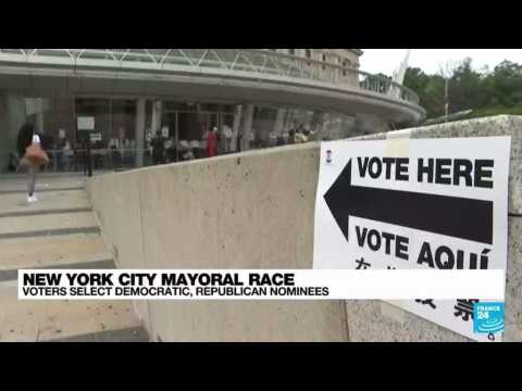 France 24's Jessica Le Masurier reports on New York City's mayoral race