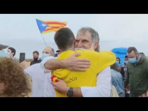 Pardoned Catalan separatist leaders leave prison