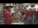 Streets of Seville heat up before Spain's match
