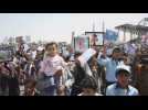 Hundreds of Yemeni children protest against United Nations in Sana'a
