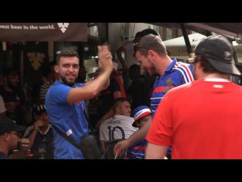 Euro 2020: France, Switzerland fans party in Bucharest before Euro clash