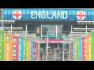 Euro 2020: Fans arrive at Wembley ahead of England v Germany clash