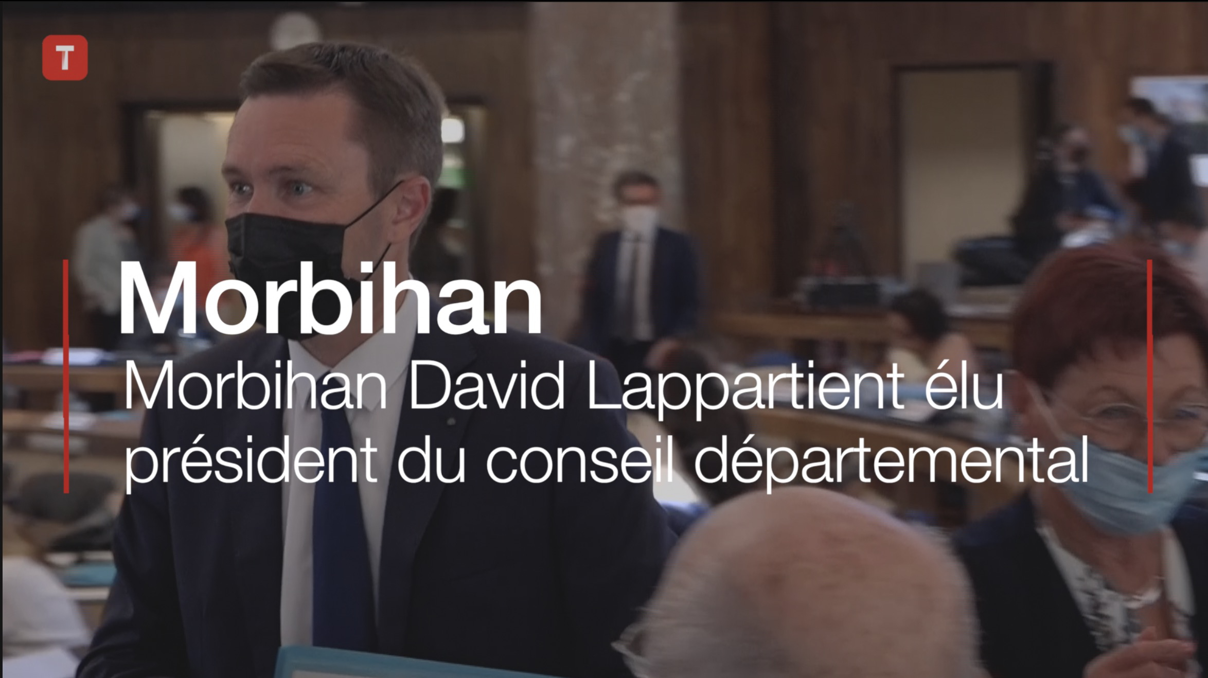 Morbihan. David Lappartient élu président du conseil départemental (Le Télégramme)