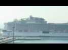 Three positives on the cruise ship MSC "Grandiosa" after docking in Barcelona