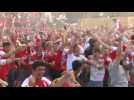 Euro 2020: Fans in Copenhagen go wild as Denmark score opener against Czechs