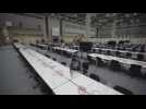 Footage of the main press center for Tokyo 2020