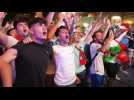 Euro 2020: Fans celebrate after Italy beat Belgium 2-1 to set up semi-final