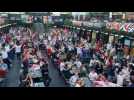 Fans celebrate in London as England reaches Euro 2020 finals