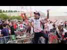 Euro 2020: England fans in Manchester celebrate equaliser against Denmark