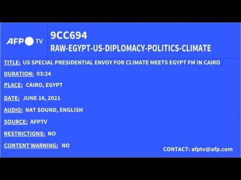 Special Envoy For Climate John Kerry File Footage