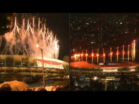 Tokyo 2020: More fireworks at Olympics opening ceremony