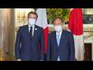 Tokyo: Macron rencontre le Premier ministre japonais Suga