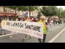 France Health pass: demonstration between Bastille and Porte de Champerret in Paris