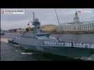 Over 50 warships take part in Russia`s Navy Day parade in St Petersburg