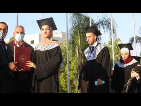 Students join university graduation ceremony in Nablus