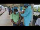 Covid-19 vaccination drive in Colombo amid third wave of pandemic