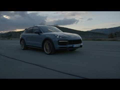 The new Porsche Cayenne Turbo GT Track driving