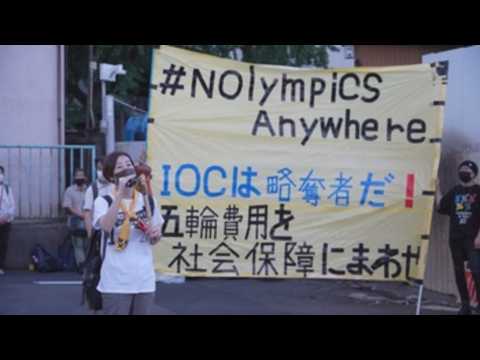Protests in Japan one week ahead of Olympics
