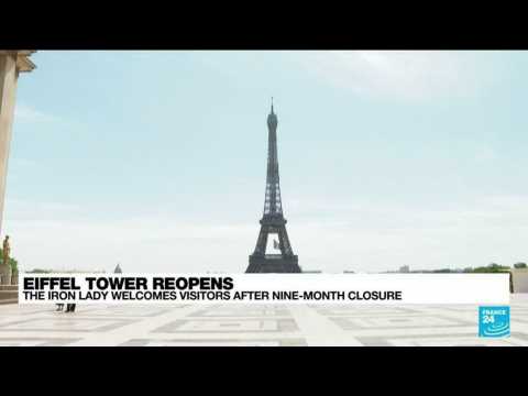 Eiffel Tower reopens after eight-month Covid closure