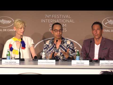 Weerasethakul presents the film "Memoria" in Cannes