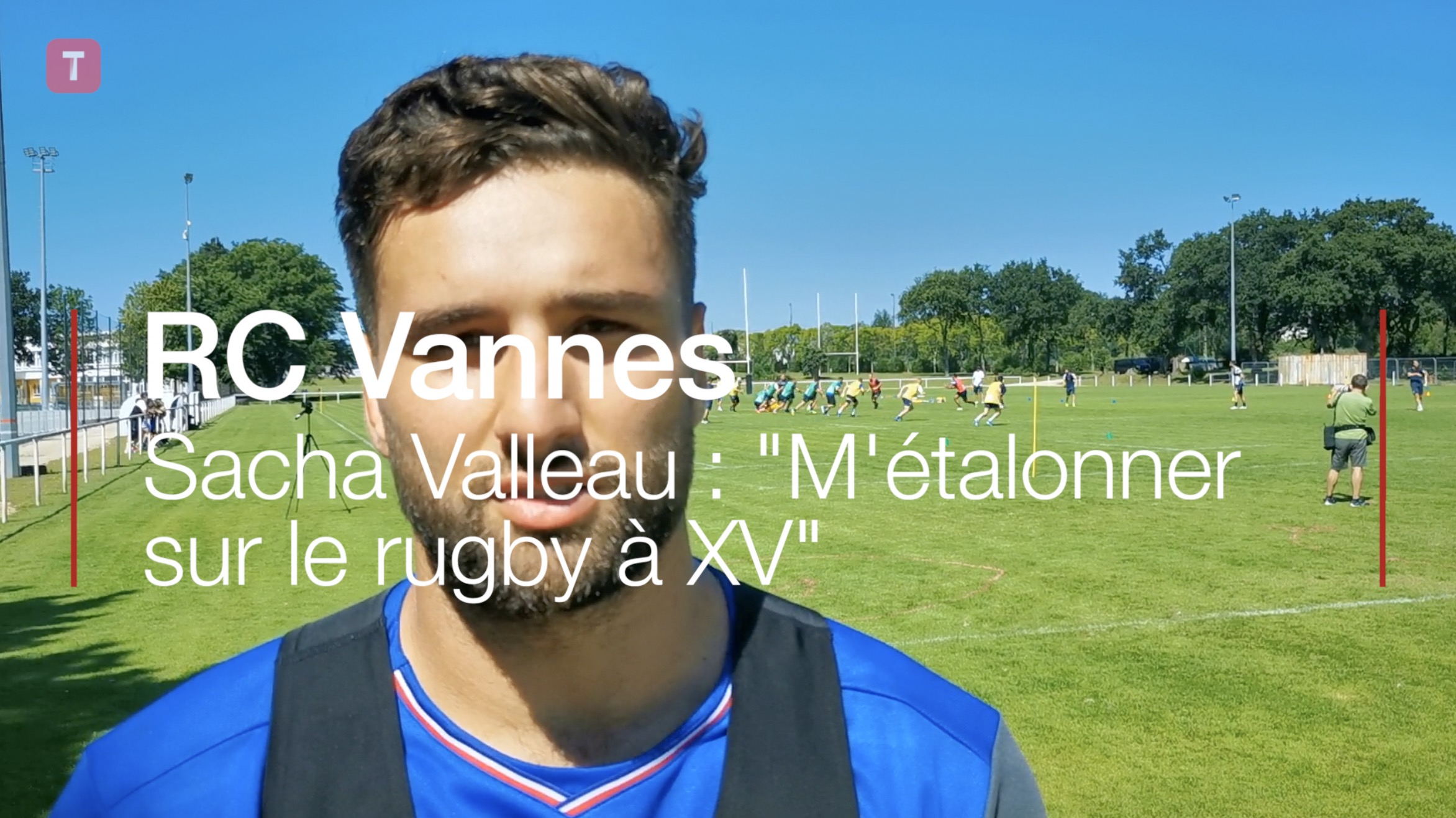 RC Vannes. Sacha Valleau : "M'étalonner sur le rugby à XV" (Le Télégramme)