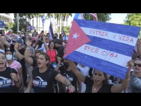 Miami Cubans demand "concrete actions" from Biden to give freedom to Cuba