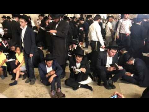 Ultra-Orthodox Jews mark annual fast day Tisha B'Av in Jerusalem