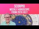 Scorpio Weekly Horoscope from 26th July 2021