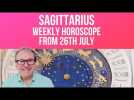 Sagittarius Weekly Horoscope from 26th July 2021