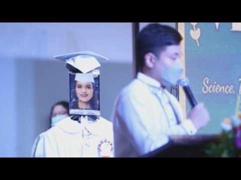'Robot' students graduate from Philippines high school