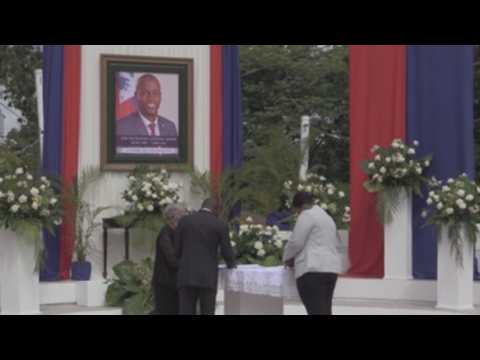 Haitian government pays tribute to slain president